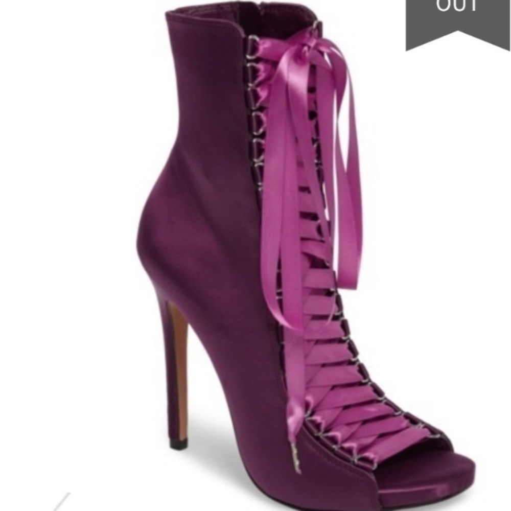 Purple Steven madden booties